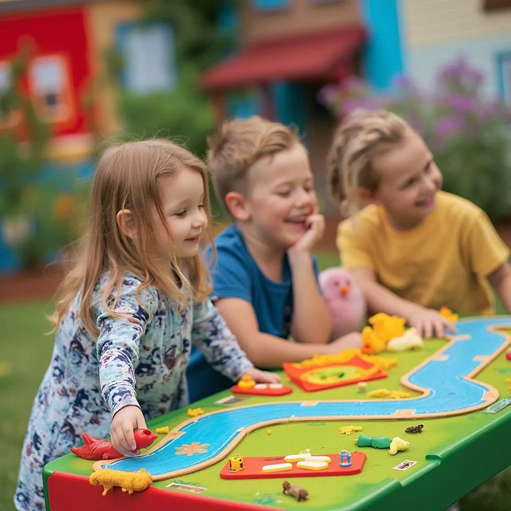 Kids enjoying Chicken Road